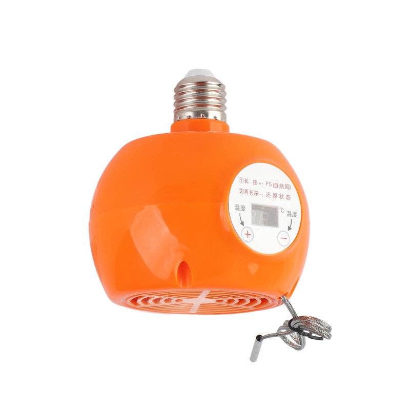 E27 Heating Lamp Auto Constant Temp Adjustable Poultry Heater Lamp
