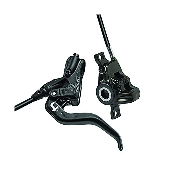 Magura 2700476 MT4 2-Finger Aluminium Lightweight Lever Left/Right 2.2 mm Cable Length Single Brake Includes Accessories (VE 1 Piece) Bicycle Brake Black One Size