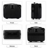 Tolida Makeup Travel Case - Hard Cosmetic Bag Organizer,Mini ABS