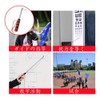 GYWHOOFT 2 Pcs Telescopic Flag Pole, Telescopic Flag Pole, 1.6M