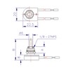 Zing Ear ZE-107M E89885 ON-Off 5/8" 3A 250VAC 6A 125VAC/125VL
