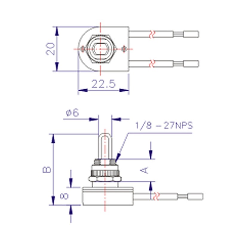 Zing Ear ZE-107M E89885 ON-Off 5/8" 3A 250VAC 6A 125VAC/125VL