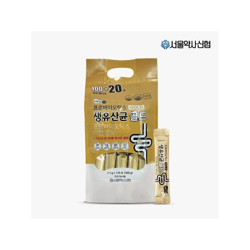 Seoul Pharmacist Credit Union [4-month supply] Probiotics Live Lactobacillus Gold