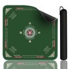 Mahjong Mat 31.5"x31.5" Noise Reduction, Anti-Slip Table Cover, Mahjong Tablecloth