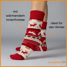 Women's Thermal Socks (5 Pairs) Warm Winter Socks Soft Wool Socks with Inner Terry Cloth, Sorting | 2