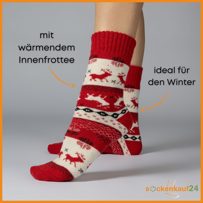 Women's Thermal Socks (5 Pairs) Warm Winter Socks Soft Wool