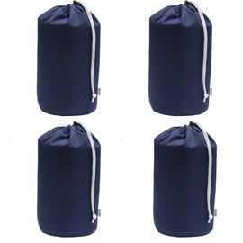Augbunny Durable Drawstring Water Resistant Dust Flap Stuff Sack Bag 4-pack