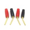 LOYELEY 8pcs 2mm Pin Type Audio Banana Plug Screw in