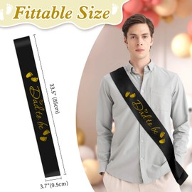 2 pcs Mom To Be Sash dad to be sash Mummy To Be For Baby Shower Sash