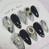 Twilight Smoke Handmade Nail Tips - Stiletto / 트와일라잇 스모크