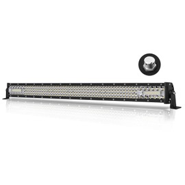 30 Inch LED Light Bar, AKD Part 230W Spot Flood Combo Off Road Driving Light Quad Row Super Bright LED Work Light Bar Bumper Grille Light for Truck Pickup UTV SUV Car Ram Toyota RZR Boat