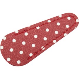 Leather Embroidery Scissors Sheath Polka Dot Scissors ive Cover for Scissor ion,Red Cutting Tools