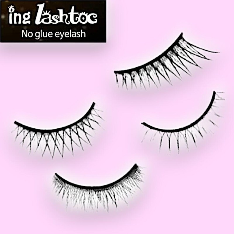 Lash Talk 래쉬톡 접착제 없이 붙이는 노글루 원터치 속눈썹 1세트