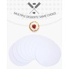 qiqee 11 Inch White Cake Boards Round 40-Packs Circles Rounds