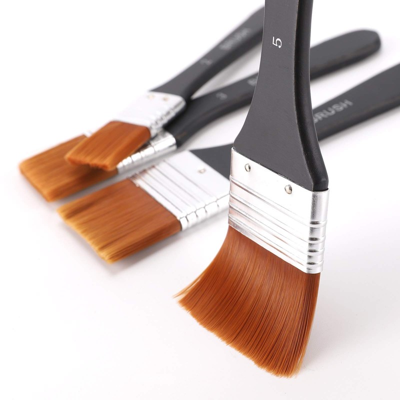 Paint Brushes for Acrylic Paint – 4 pcs Set of