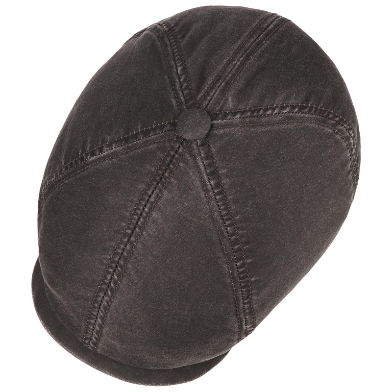 Stetson Brooklin Old Cotton Flat Cap Ivy hat (XL (60-61