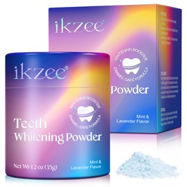 Teeth Whitening Powder - Whitening Enhancer Enamel-Safe Formula｜Shimmer Deluxe Teeth Whitening Powder Helps Lift Stains｜Tooth Whitening Powder Freshens Breath - Mint & Lavender Flavor, 1.2 oz