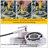 Samffy 90°Degree Grease Gun Coupler Set, Right Angle Zerk Fittings