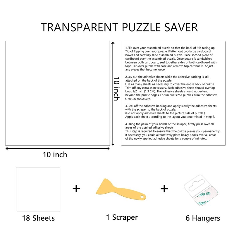 Preserve 4 X 1000 Puzzle Saver Glue Sheets 24 Pack