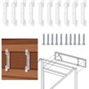 False Front Cabinet Clips (4 ½ inch, Set of 10