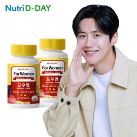 NutriD-Day 뉴트리디데이 포우먼 멀티비타민+미네랄 2병 총6개월분 NutriDay For Women Multivitamin + Mineral 2 Bottles Total 6 Months Supply