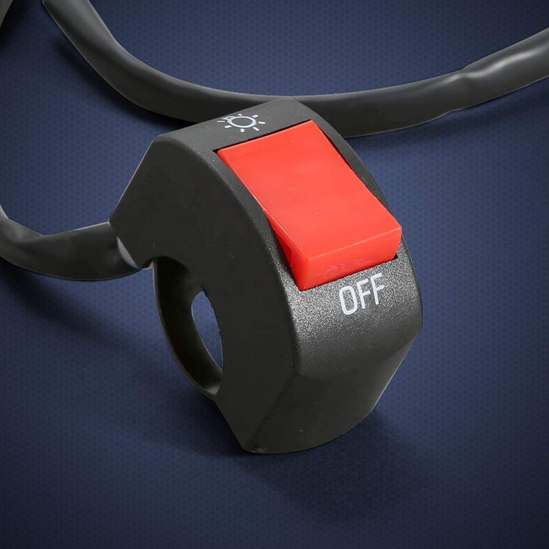 1 Piece Motorcycle Handlebar Switch Handlebar Toggle Switch with On