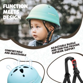 ROCKBROS Kids Bike Toddlers Helmet for 2-5 Years Kids Safety Protection Lightweight Cycle Helmet for Outdoor Activities Scooter, Balance Bike, Kids Bicycles, Skateboards (48-52 cm)