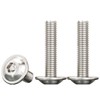 Drenky 20 Pcs Stainless Steel M6 Bolts with Flanged, Pan