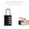 LOFICOPER 2 Pack Combination Lock with 2 Keys, 4 Digit