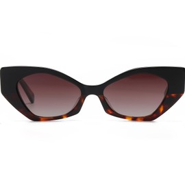 DUCO 1250 Women's Sunglasses, Polarized Sunglasses, UV 400 Protection, For Driving, Fashionable, black-tortoise