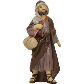 FADEDA Hiker/Height: 11 cm/Hand-Painted/Detailed Nativity Scene Figures - Christmas Table Decoration Nativity Accessories