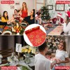 Table Runner Christmas Red, Table Runner Christmas Roll with Gold