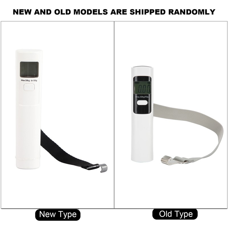 Pocket Scale with LCD Display Battery Free Portable Luggage Scale