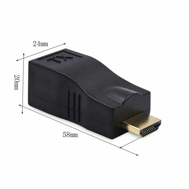 2pcs HDMI Extender to Dual RJ45 Over Cat 5e/6 Network