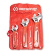 Crescent 3 Piece Adjustable Cushion Grip Wrench Set 6", 8"