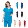 HERMOHERMO Scrub, Pijama Quirurgica Conjunto Medico Jogger Y Filipina