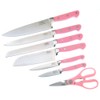 Hen & Rooster HRI036 Seven piece Kitchen Set Pink Tactical