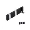 Wall Coat Hooks, 3 Folding Hooks, Stainless Steel, Modern Hook