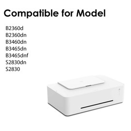 331-9810 331-9811 KVK63 Black Imaging Drum for B2360dn Drum Unit Works for Dell B2360d B2360dn B3460dn B3465dn B3465dnf S2830dn S2830 Printers