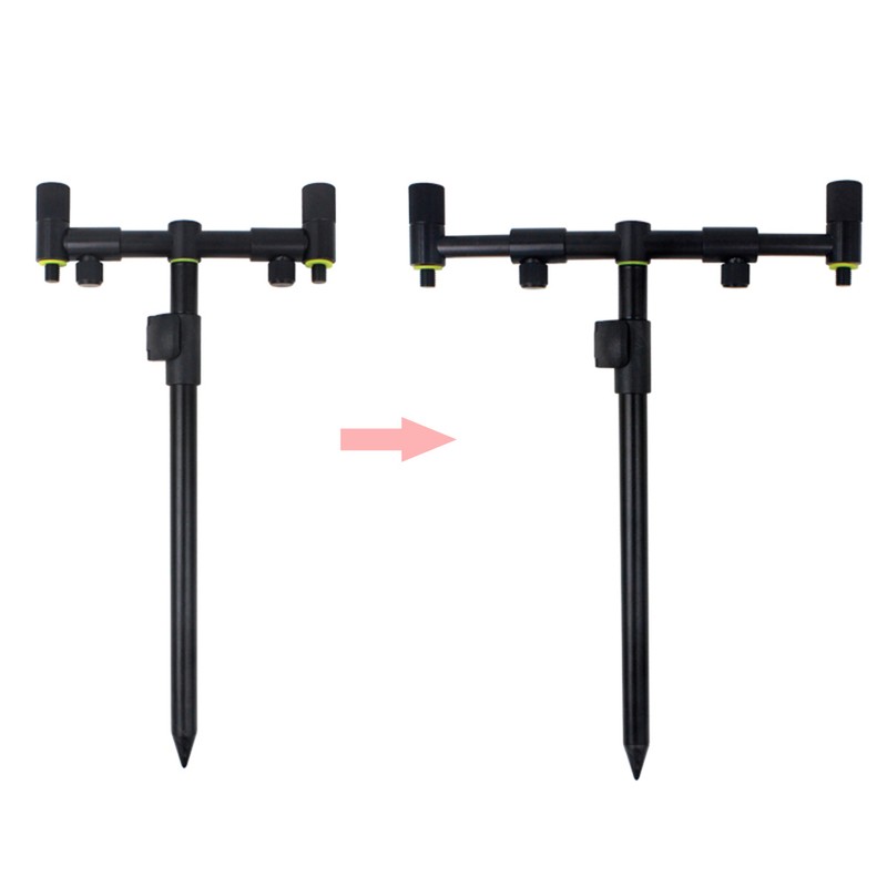 Extending Bank Stick Carp Fishing Adjustable Aluminum Bankstick Pole Rest