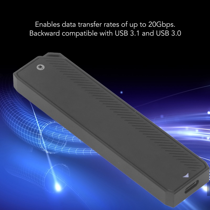 M.2 to Type C NVMe SSD Enclosure 20Gbps 4TB Storage