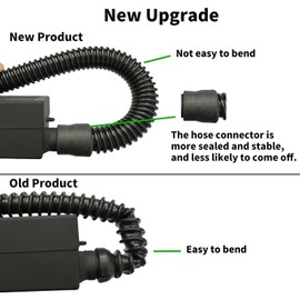 2-Pack Completely Upgraded Air Hoses, Compatible with Rsenr R18 and ROAD AirPro FB Air Hoses