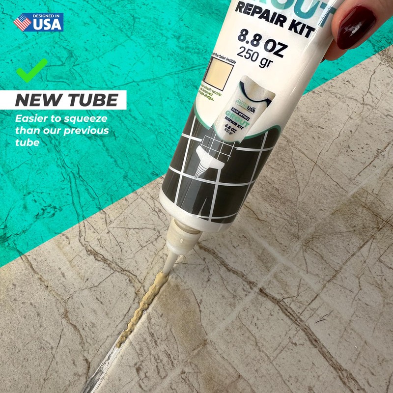 PentaUSA Grout Repair Kit with Removal Tool, Premix Grout Bundle