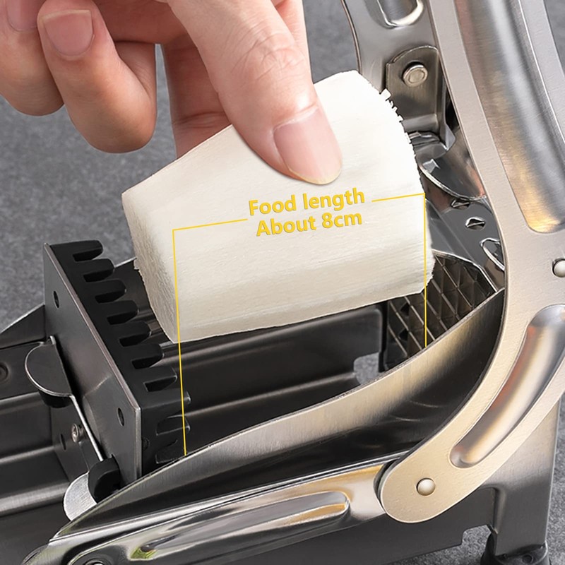 Chip Cutter with 2 Cutting Inserts, Potato Cutter, Vegetable Cutter,