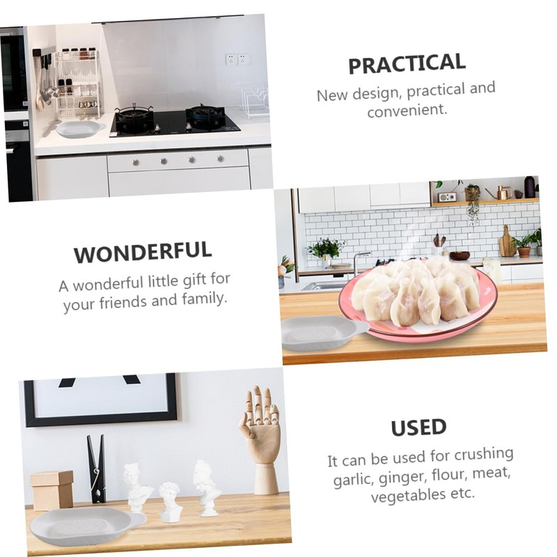 FUNOMOCYA Ceramic Garlic Mincer Manual Press for Quick Chopping Practical