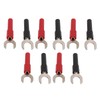 10pcs Copper Plated Banana Y Spade Plug 4mm Jack for