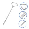 Outanaya 4PCS Heavy Duty Steel Tent Stakes Galvanized Ground Pegs