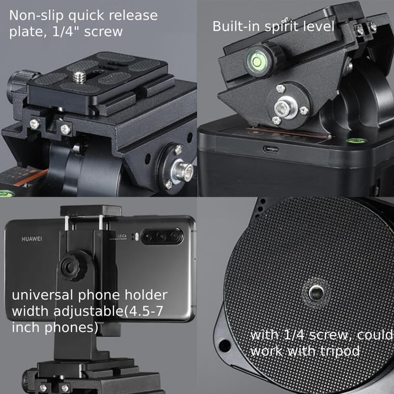 ZIFON YT-1000 Wireless Electric Gimbal with Remote Control Pan/Tilt Function