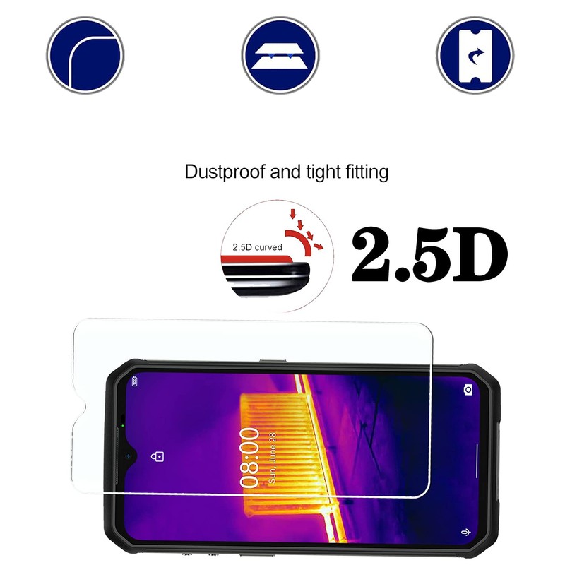 KELOLIN [3 Pack] Tempered Glass Screen Protector for Ulefone Armor