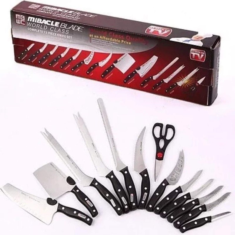Miracle Blade World Class Professional Series 13 Piece Chef's Knife